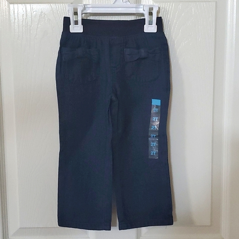 NWT Children's Place 2T Toddler Girls Denim Pants with Stretch Waist